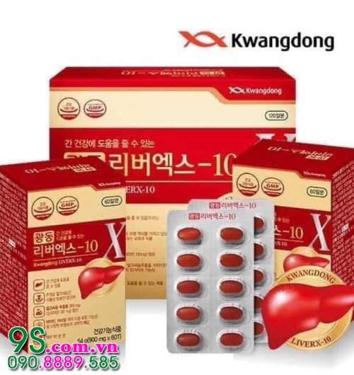 VIÊN UỐNG BỔ GAN_Kwangdong LiverX-10 Hàn Quốc. Hộp 120 viên.